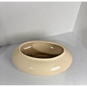 Vintage MCM Maurice of California Pottery Oval Planter 6058 Creame Glaze 10-1/4"